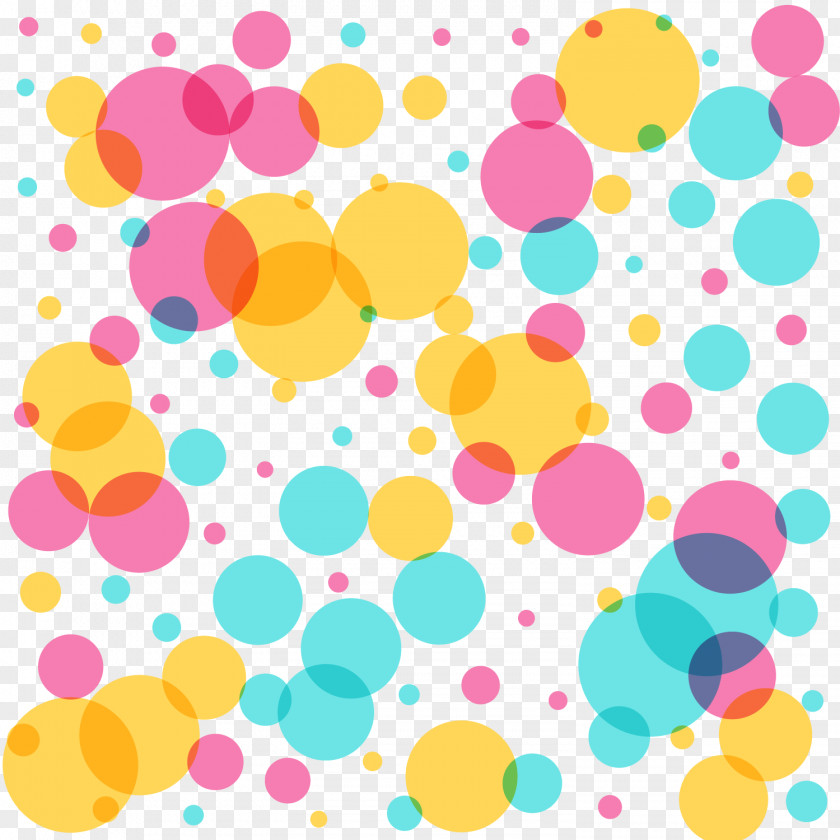 Color Circle Background Vector PNG