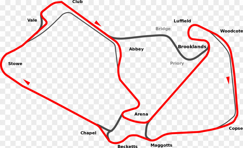 Development History Of Silverstone Circuit RAF Wikipedia Race Track PNG
