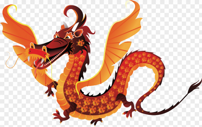 Dragon Chinese Cartoon Illustration PNG