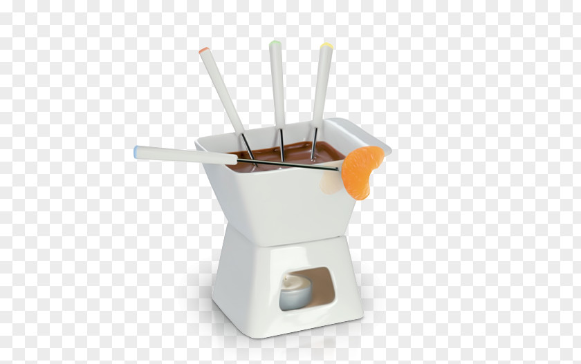 Fondue Chocolate Porcelain Cake Container PNG