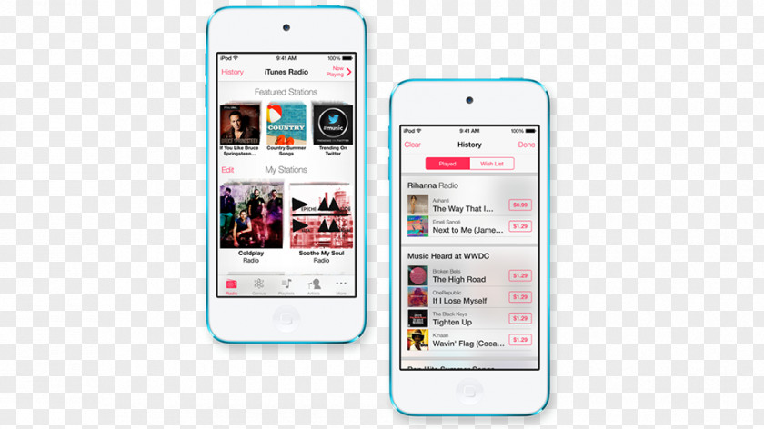 Generous ITunes Radio IPod Touch IOS 7 PNG