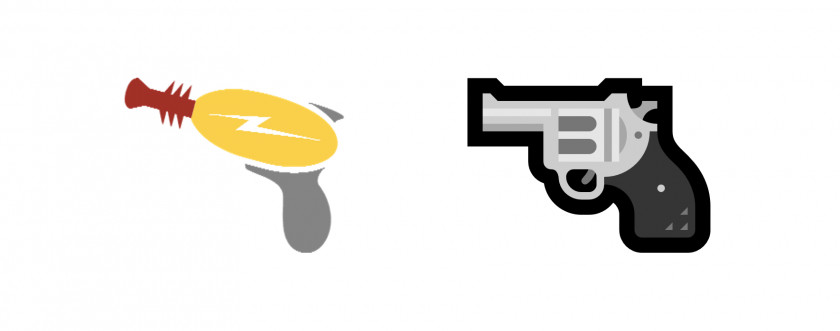 Handgun Emoji Firearm Pistol Microsoft PNG