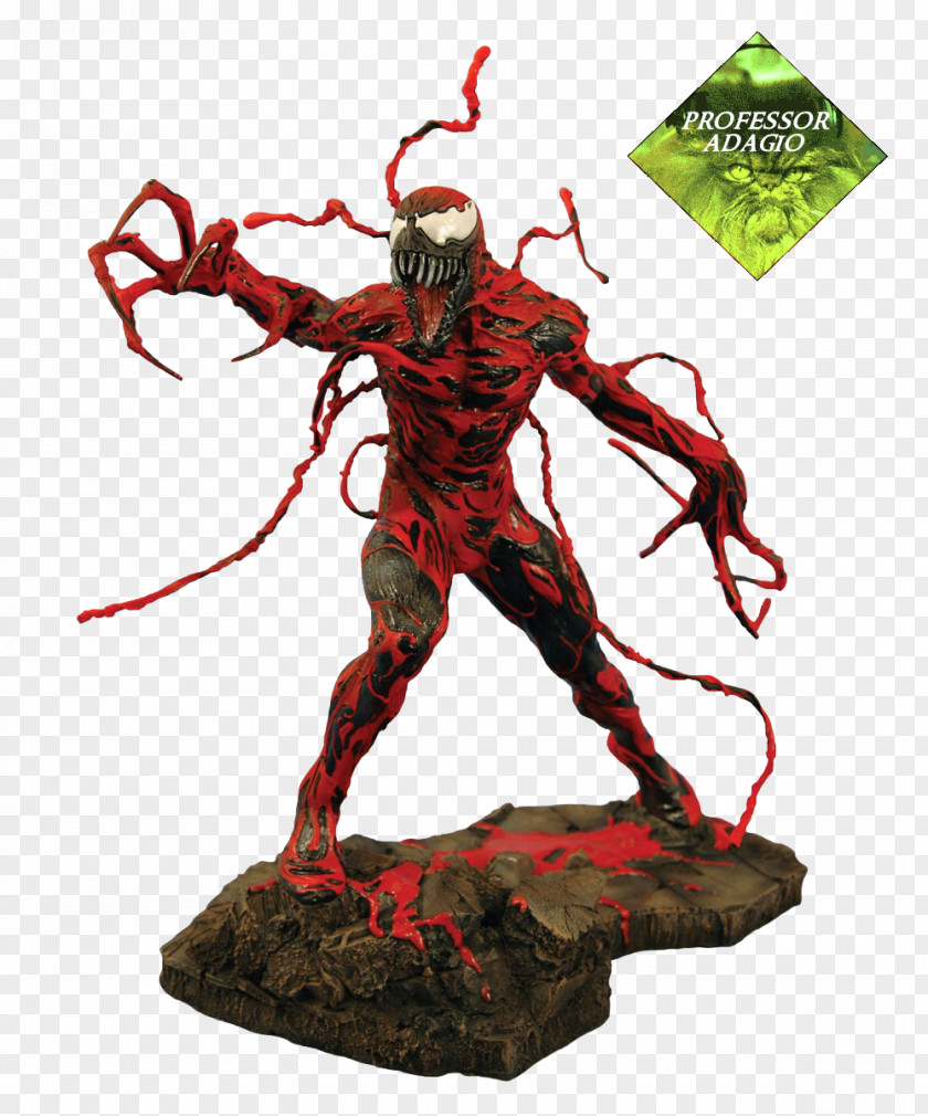 Carnage Ultimate Spider-Man Venom Statue PNG