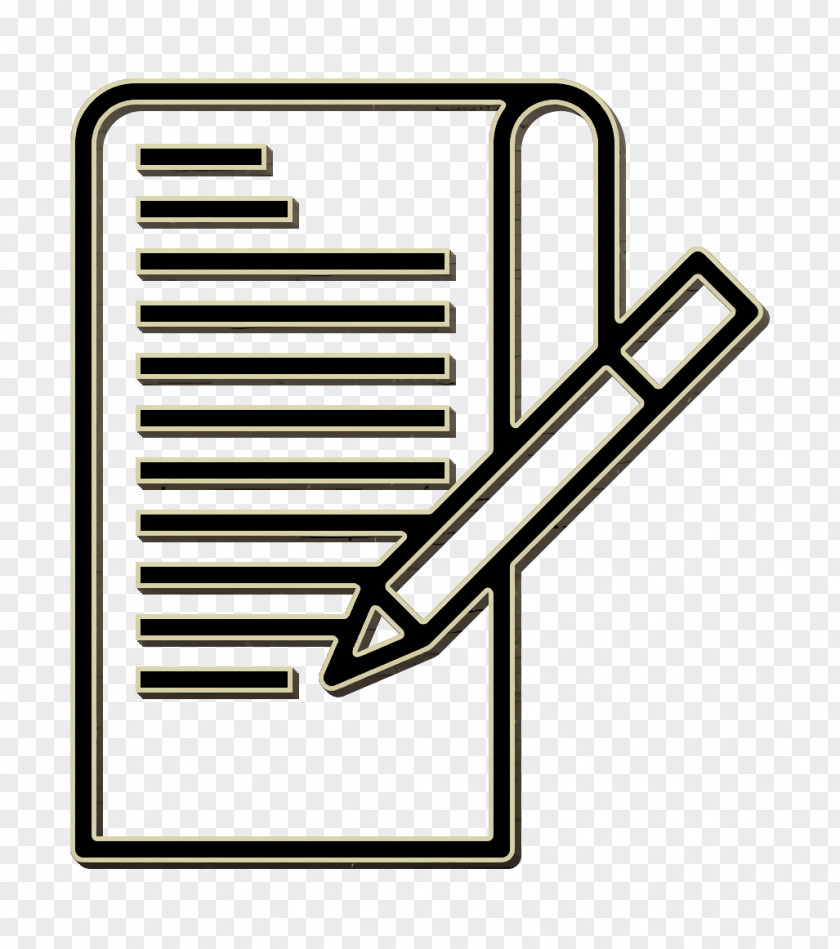 Contract Icon Paper Newspaper PNG