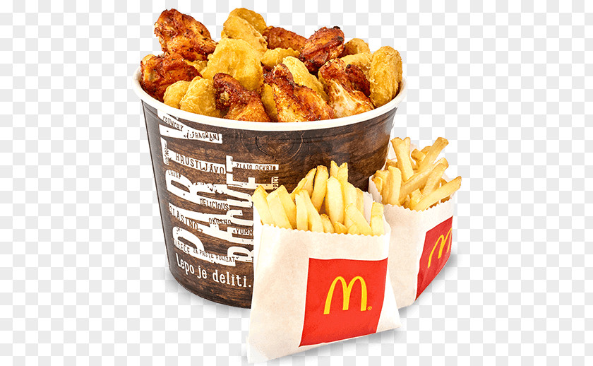 Junk Food French Fries Chicken Nugget Hamburger Wrap PNG