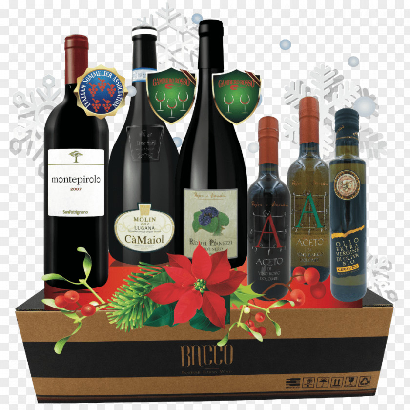 Wine Liqueur Glass Bottle Food Gift Baskets PNG