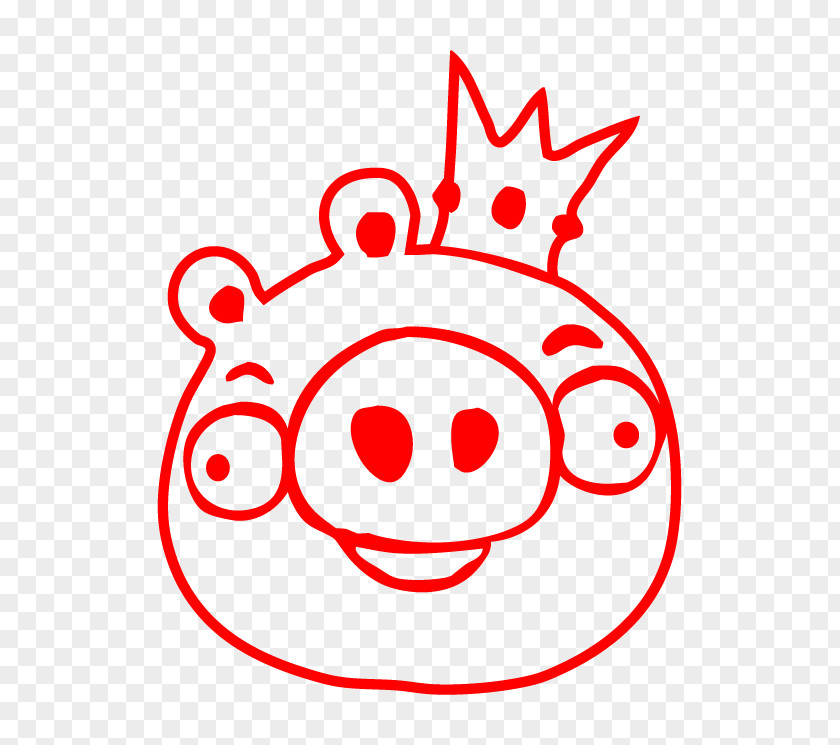 Angry Birds Coloring Book Drawing Image The Pig King PNG