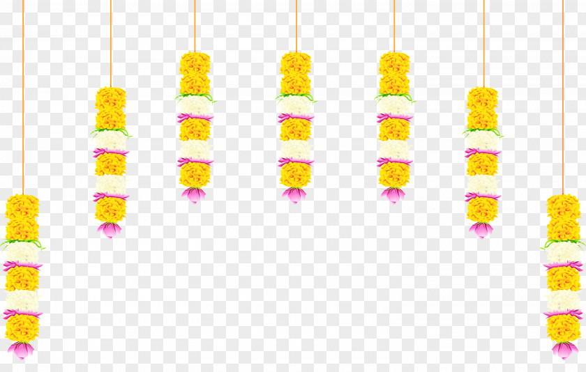 Birthday Candle Yellow India Flag Flower PNG