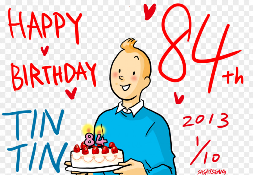 Birthday The Adventures Of Tintin Captain Haddock Cake Wish PNG