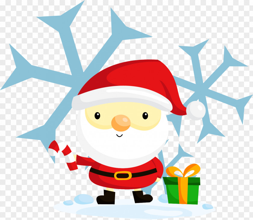 Christmas Cartoon Santa Claus Vector Graphics Illustration Day Image PNG