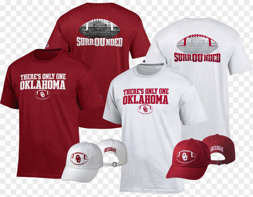 Cracker Barrel Gift Shop Sports Fan Jersey T-shirt Online Shopping Product Oklahoma Sooners PNG