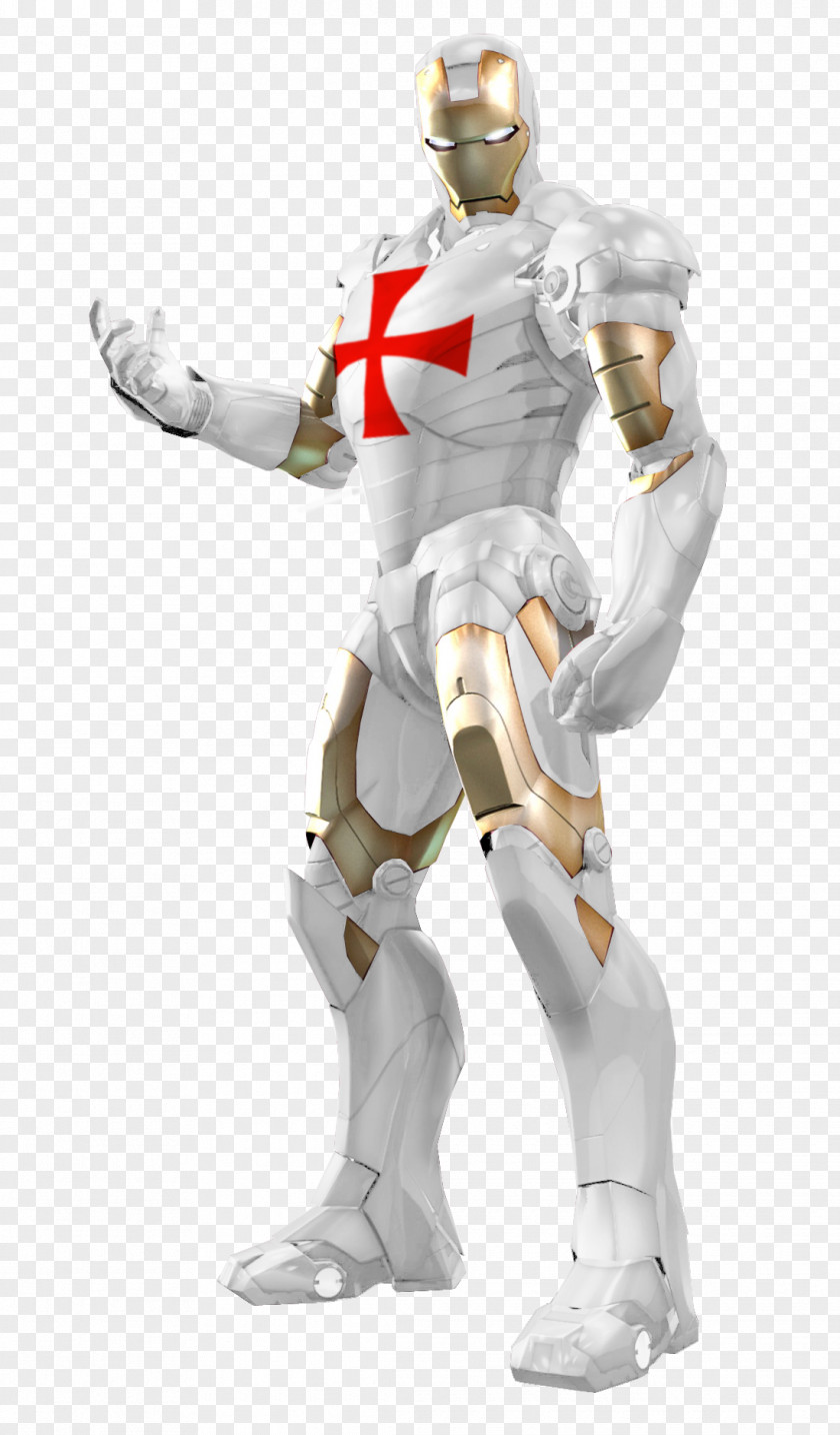 Iron Man Knights Templar Diorama PNG