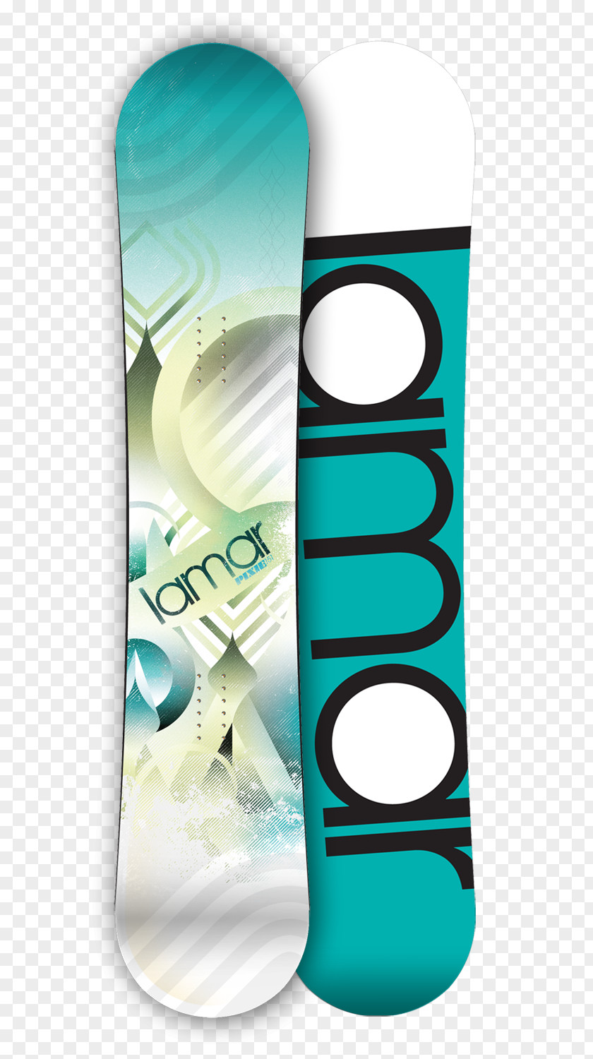Snowboard Graphic Design PNG