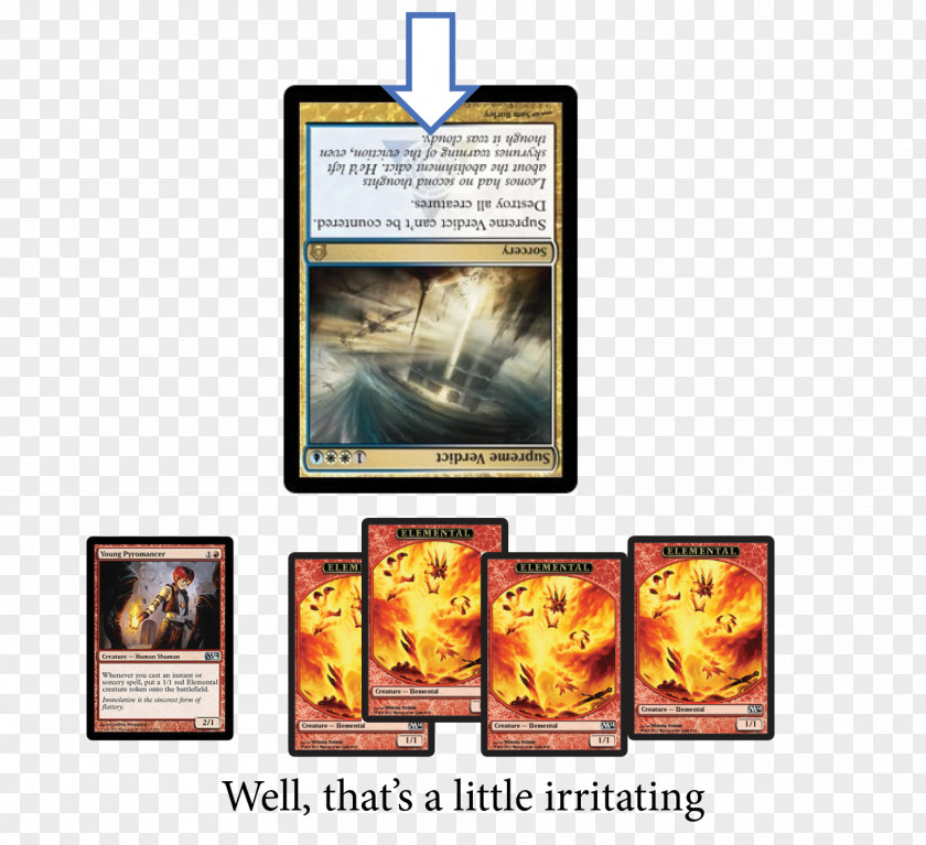 Verdict Magic: The Gathering Young Pyromancer Thoughtseize Magic 2014 Guttersnipe PNG