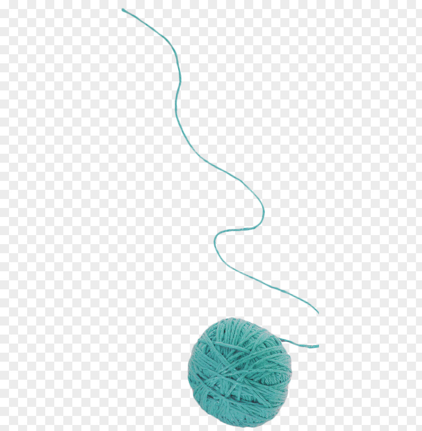 Design Turquoise Wool PNG
