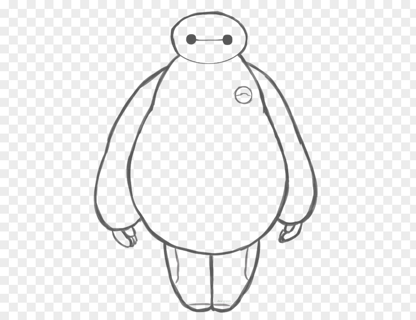 Embossed Color Pages Baymax Drawing YouTube Sketch PNG