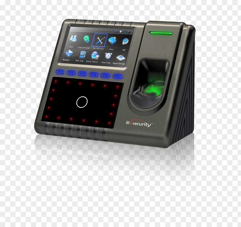 Face Time And Attendance Biometrics Facial Recognition System Fingerprint Biometric Device PNG