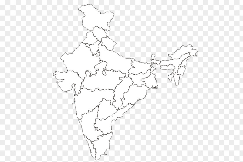 Map Blank United States Of America India Image PNG