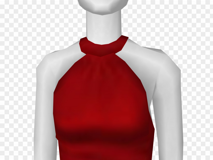 Red Satin Shoulder Sleeve PNG