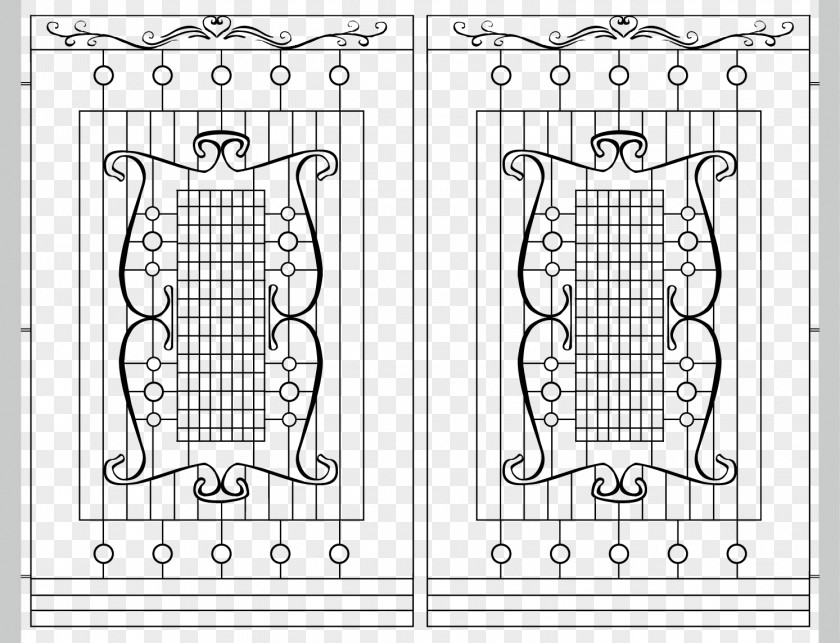 Continental Door Iron Euclidean Vector PNG