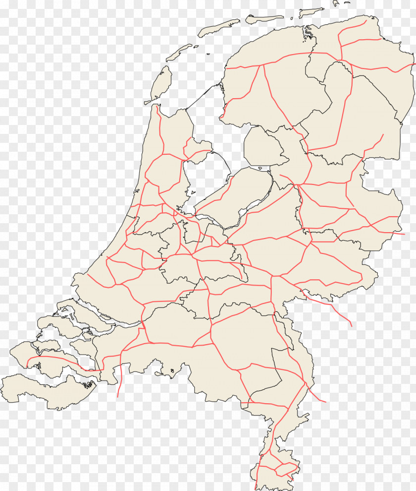 Map Vorstengraf Oss South Holland Paalgraven Interchange Dutch PNG