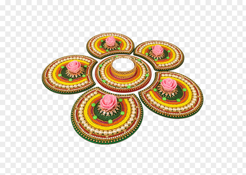 Puja Thali Circle PNG