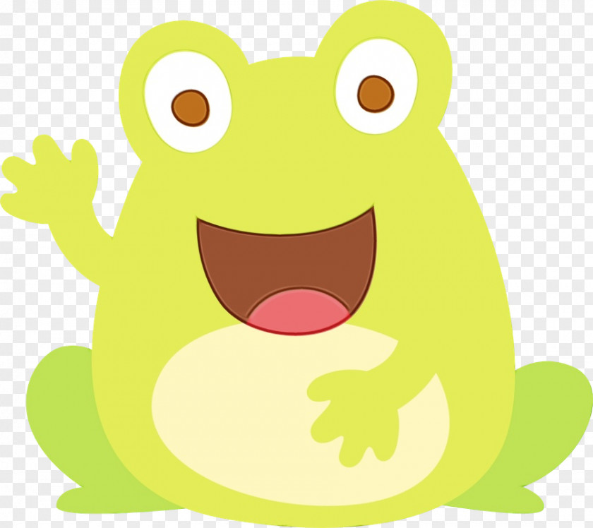 Toad Yellow Green Cartoon Frog True Clip Art PNG
