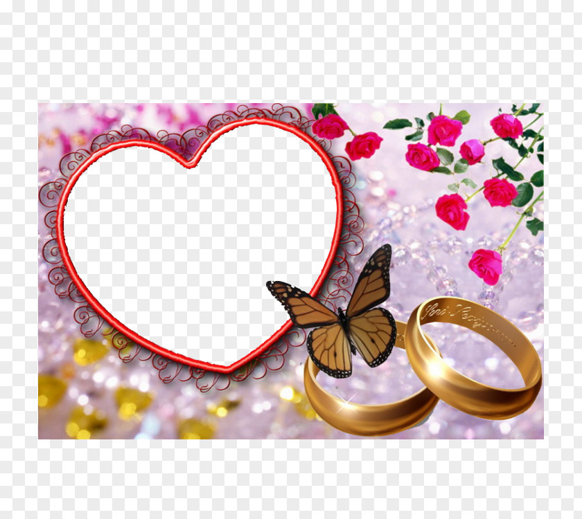 Valentine's Day Love Frame Marriage Dia Dos Namorados PNG