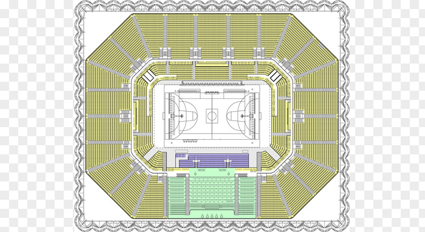 Basketball Stadium Line Sports Venue Pattern PNG