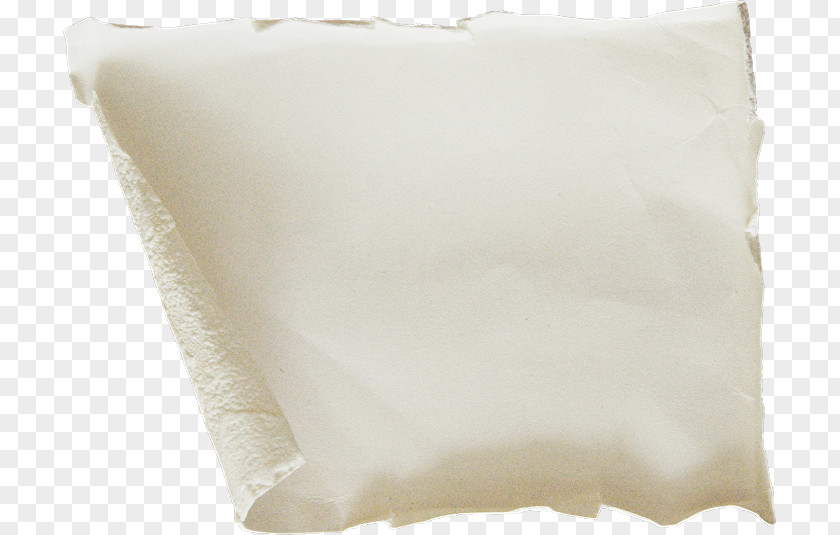 Edge Rolled White Origami Throw Pillow Cushion PNG
