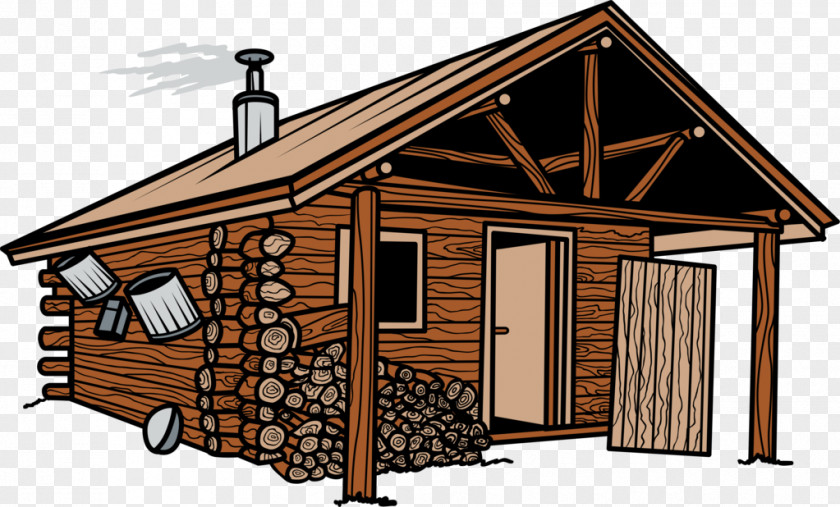 House Shed Cottage Facade Log Cabin PNG