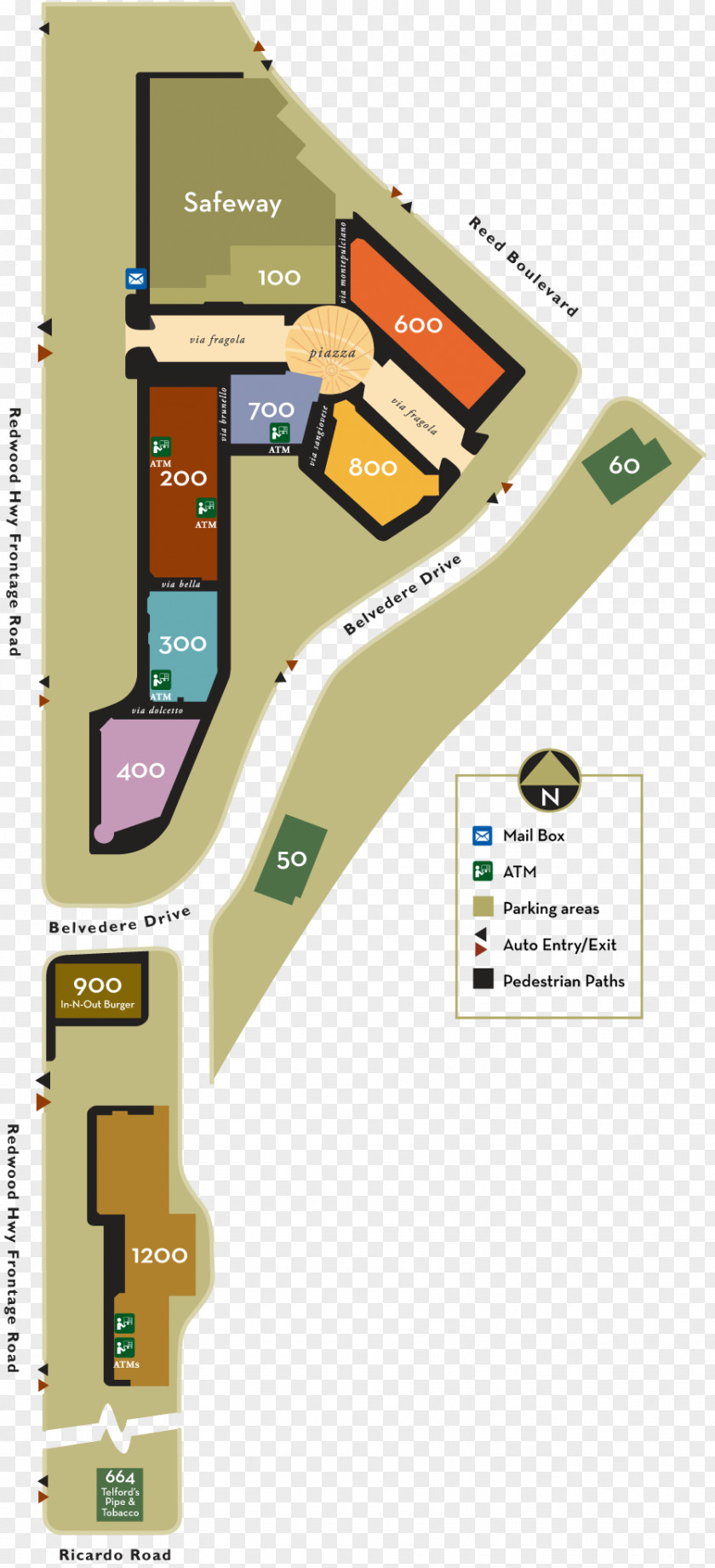 Strawberry The Village At Corte Madera Mill Valley Town Center Map PNG