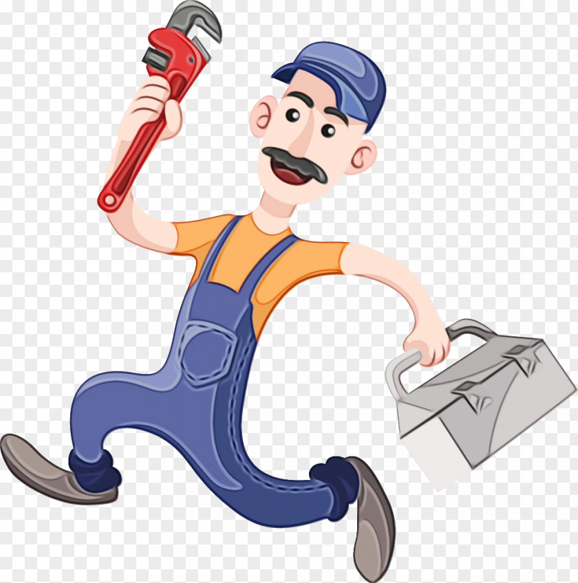 Tradesman Construction Worker Cartoon Plumber Clip Art PNG