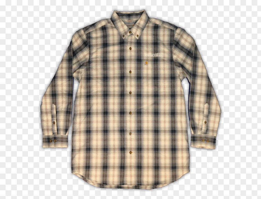 Button Up Shirt Tartan Sleeve PNG