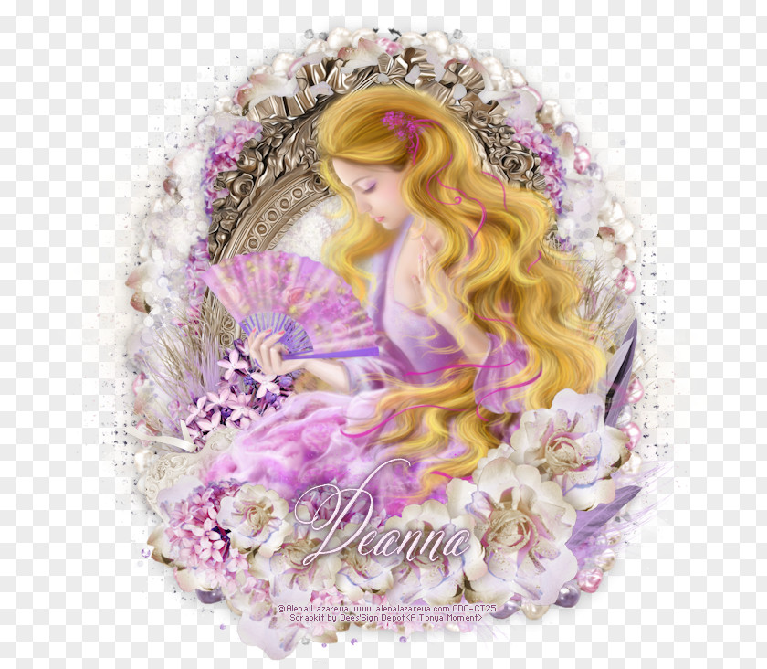 Barbie Flower Lilac PNG