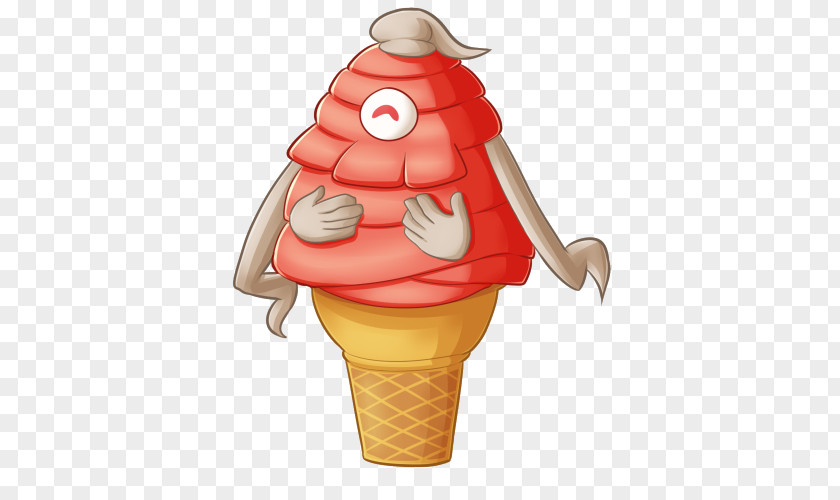 Ice Cream Cones Christmas Ornament Day Character PNG