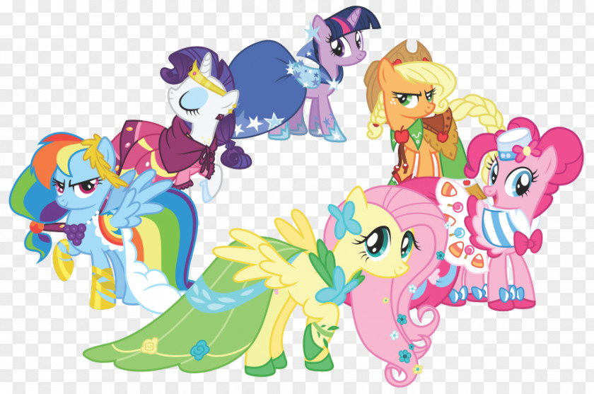 Mane Vector Pinkie Pie Pony Rarity Rainbow Dash Twilight Sparkle PNG