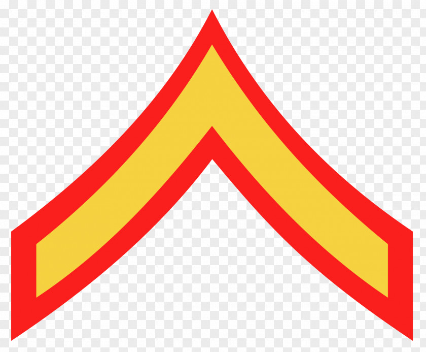 Marine Private First Class United States Corps Rank Insignia Lance Corporal PNG