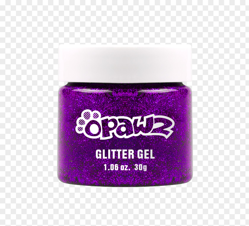 Purple Glitter Dog Cat Gel Red PNG