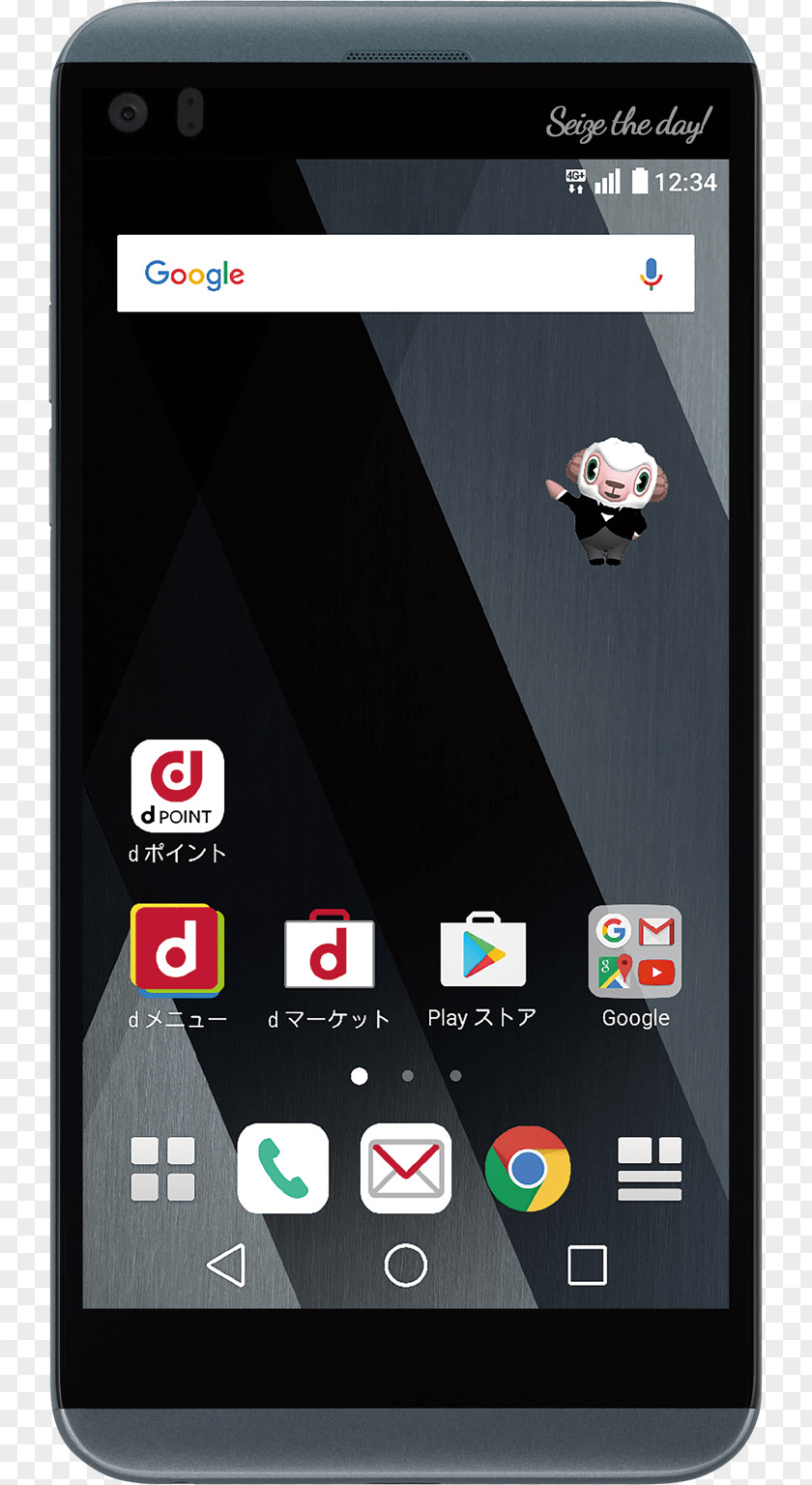 Smartphone LG V20 L-01J Q8 NTT DoCoMo LTE PNG