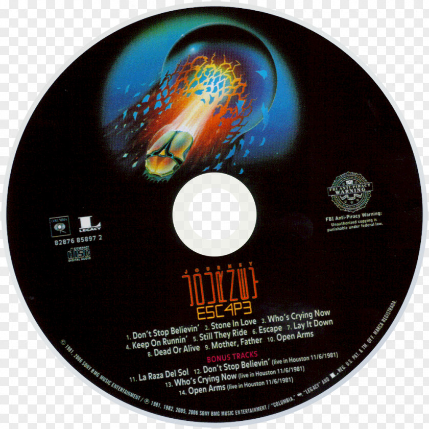 3 Original Album Classics Journey Escape Compact Disc DVD PNG