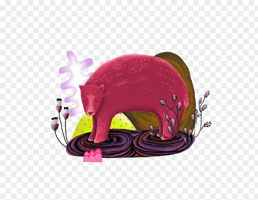 Cartoon Wild Bear Studio Illustration PNG