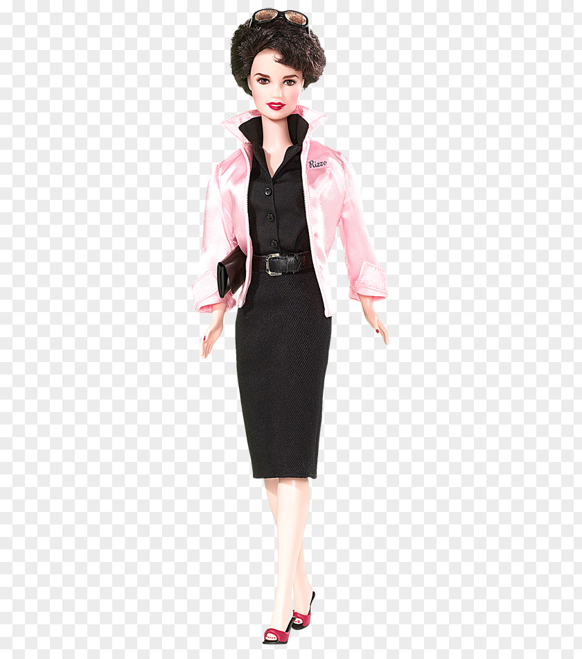 Grease Betty Rizzo Sandy Barbie Doll (Race Day) PNG