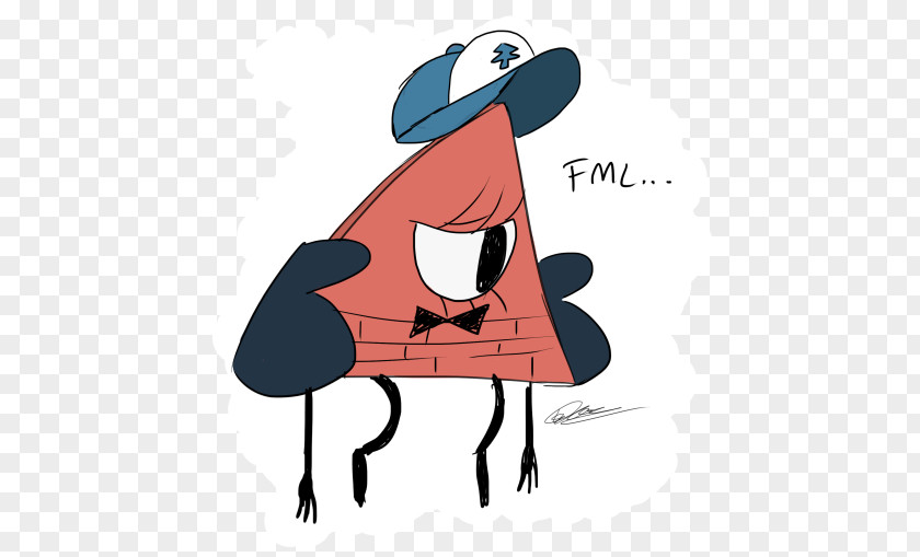 Sweaty Dipper Pines Illustration Cowboy Hat Fan Art Character PNG