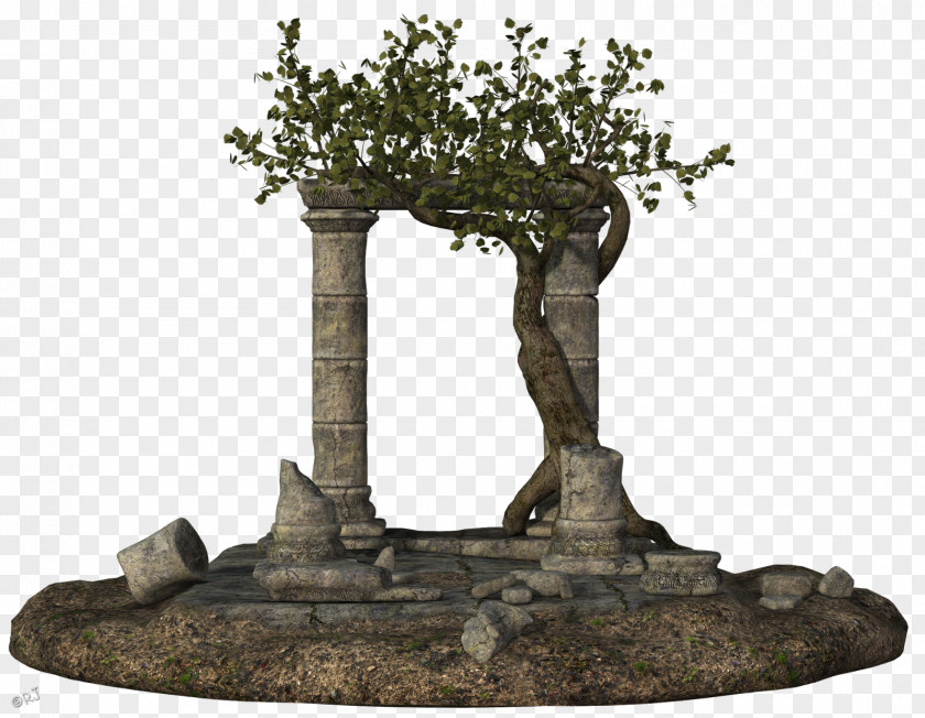 Tree Bonsai Sculpture PNG