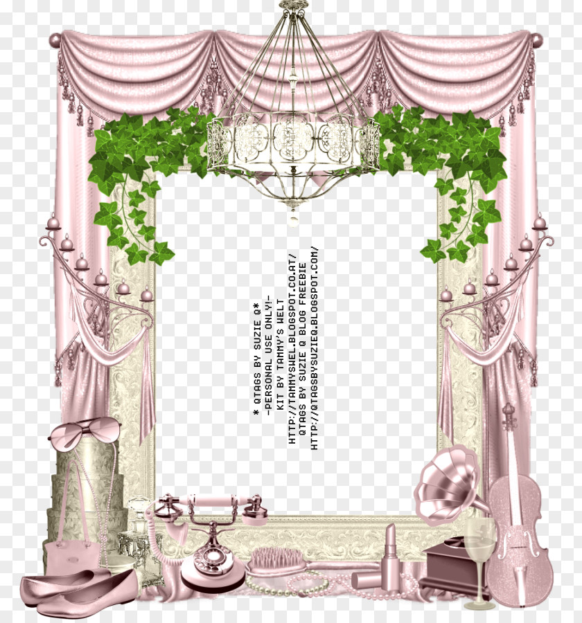Curtain Picture Frames PNG