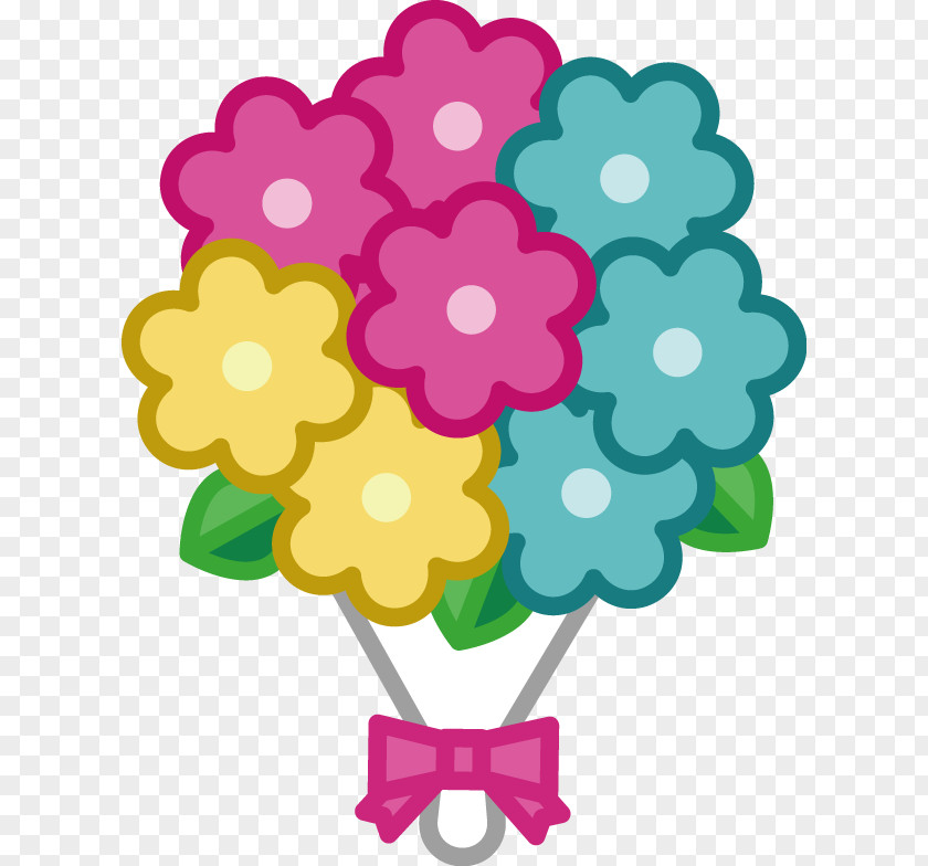 Design Floral Nosegay Flower Bouquet Cut Flowers PNG