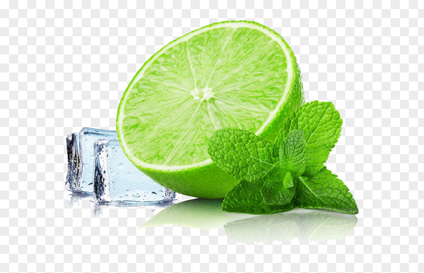 Lemon Ice Mojito Juice Cocktail Lime Cube PNG