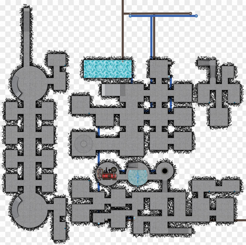 Ptolus Dungeon Map Castel Sant'Angelo PNG