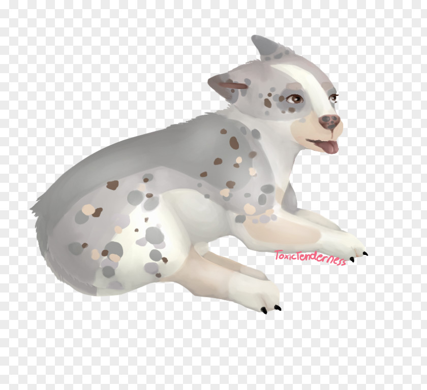 Puppy Dog Breed Dalmatian Snout Figurine PNG